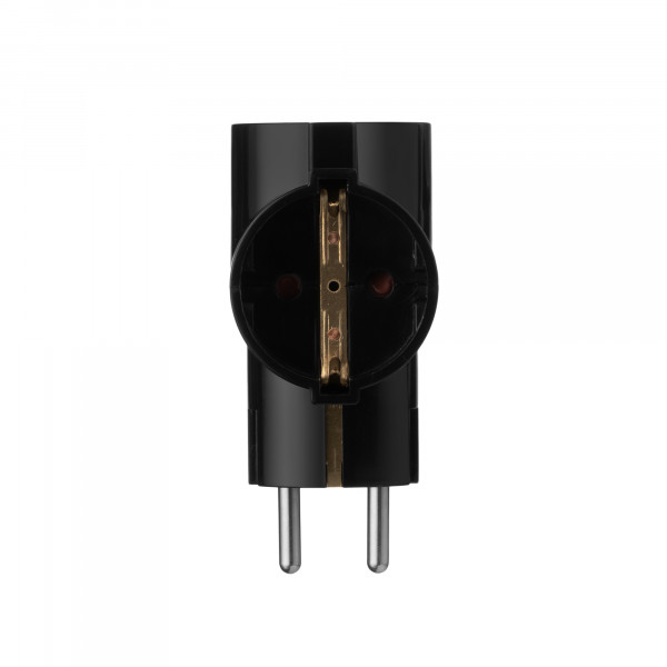 Мережевий адаптер 2E 3xТип F, 16A, чорний (2E-AD0103BK)