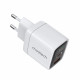 Мережевий зарядний пристрій Choetech (USB-C+USB-A) White (PD6052-EU-WH)