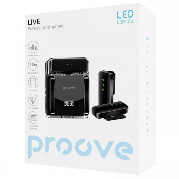 Мікрофон Proove Live Black (PLWM00012101)