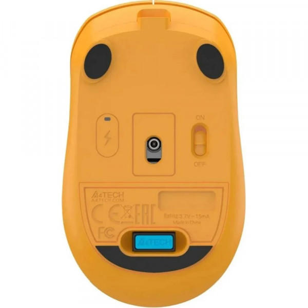 Миша бездротова A4Tech FG15CS Air2 Yellow