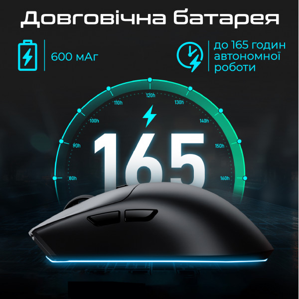 Миша бездротова RAWM SA-MH01 White