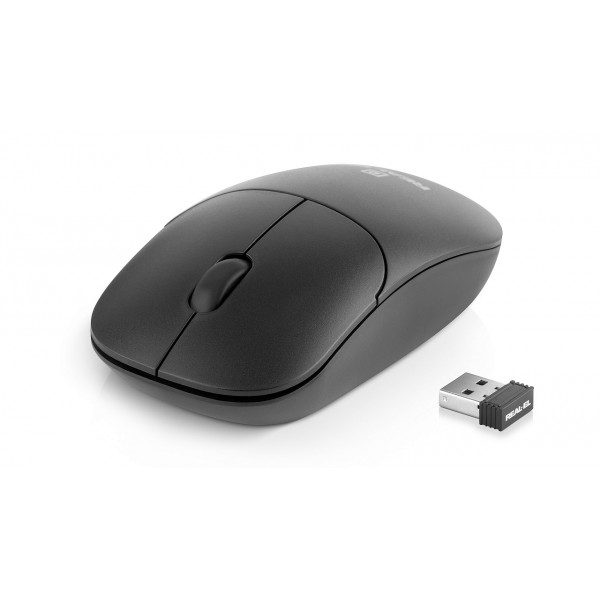 Миша бездротова REAL-EL RM-311 W Black