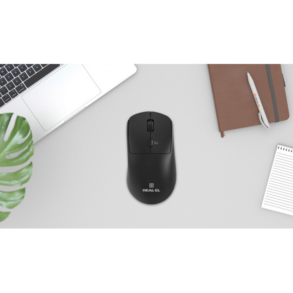 Миша бездротова REAL-EL RM-317W Black
