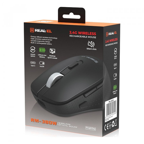 Миша бездротова REAL-EL RM-380W