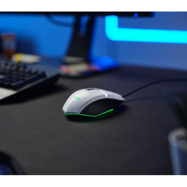 Миша Trust GXT 109 Felox RGB White (25066)