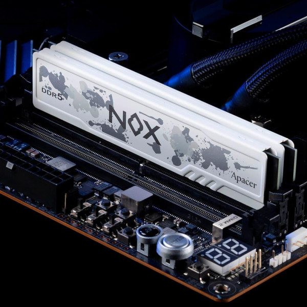Модуль пам`ятi DDR5 2x16GB/5600 Apacer NOX RGB White (AH5U32G56C522NWAA-2)