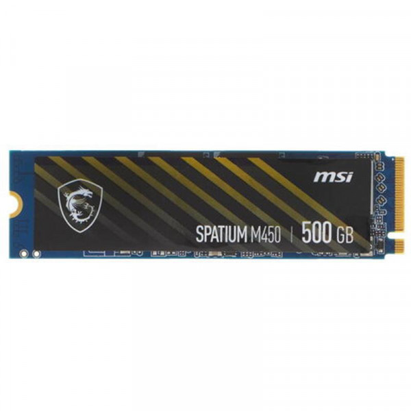 Накопичувач SSD 500GB MSI Spatium M452 M.2 2280 PCIe 4.0 x4 NVMe 3D NAND TLC (S78-440K210-P83)