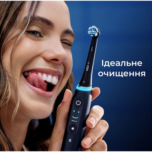 Насадка для зубної електрощітки Braun Oral-B iO RB CBF-4 Ultimate Clean Black (4 шт)