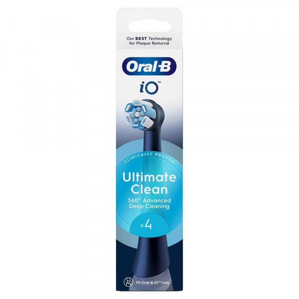 Насадка для зубної електрощітки Braun Oral-B iO RB CBF-4 Ultimate Clean Black (4 шт)