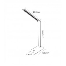 Настільна світлодіодна лампа ELM Rodeo 9W IP20 4000K біла (27-0005)