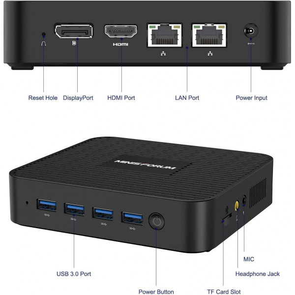 Неттоп Minisforum GK41 (799132576056)