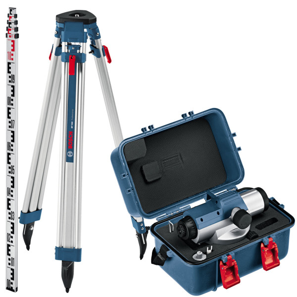 Нівелір оптичний Bosch Professional GOL 26 D + BT160 + GR500 (0.601.068.002)