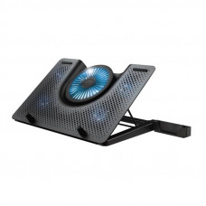 Охолоджуюча підставка для ноутбука Trust GXT 1125 Quno Blue LED 17.3" Black (23581)