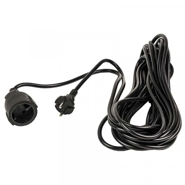 Подовжувач PowerPlant JY-3021/10 (PPEA08M100S1) 1 розетка, 10 м, чорний