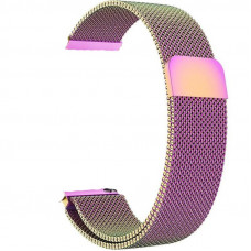 Ремінець BeCover Milanese Style для Samsung Galaxy (20mm)/Watch 5/ Watch 4 40/44mm/Watch 4 Classic 42mm/Watch Active/Active 2 40/44mm/Watch 3 41mm/Gear S2/Classic/Gear Sport Rainbow (707678)