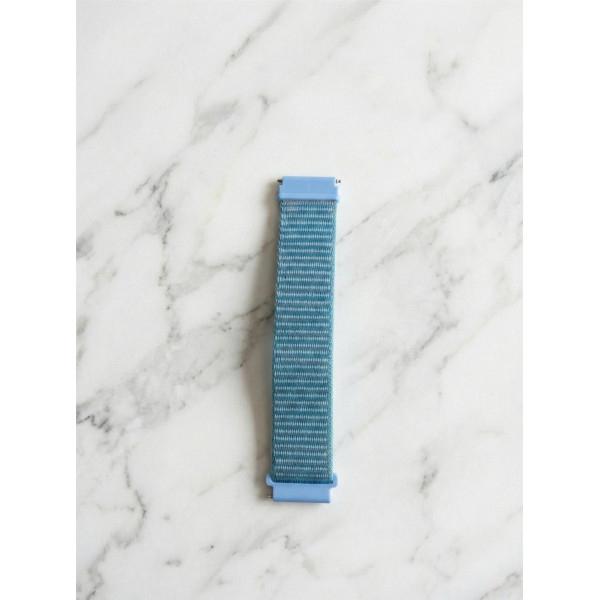 Ремінець BeCover Nylon Style для Garmin Vivoactive 3/3 Music/Vivomove HR/Vivomove Aqua Blue (715000)