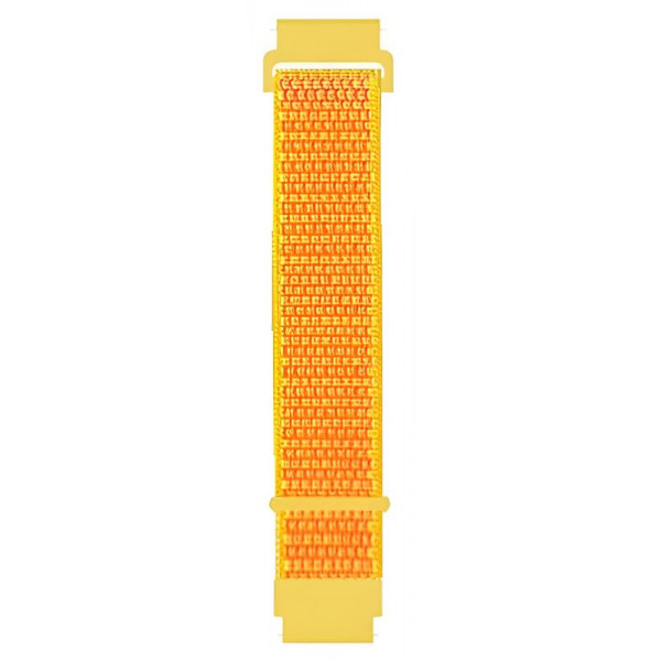 Ремінець BeCover Nylon Style для Xiaomi Amazfit Bip/Bip Lite/Bip S Lite/GTR 42mm/GTS/TicWatch S2/TicWatch E Yellow (705831)