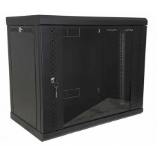 Шафа настінна EServer 9U 600х350х503 (скло) (ES-Е935B)