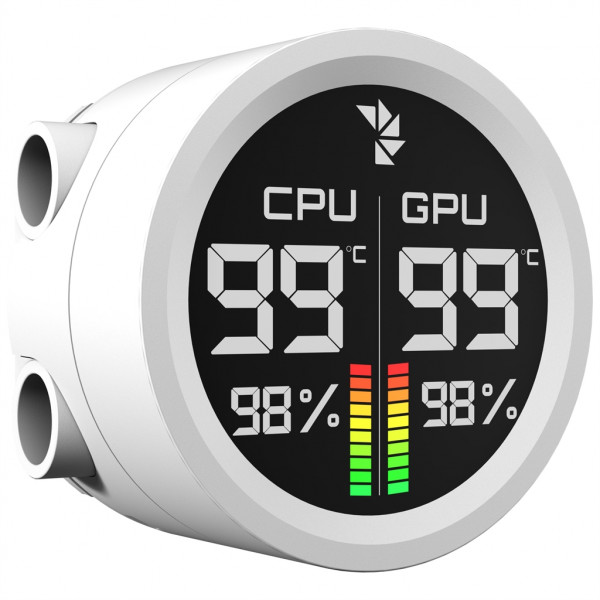 Система водяного охолодження AeroCool Abyss L360R Digi White (ACLA-AD36117.21)