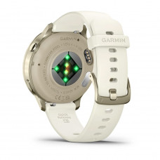 Смарт-годинник Garmin Venu 4 41mm Luna Gold with Bone Silicone (010-03013-40)