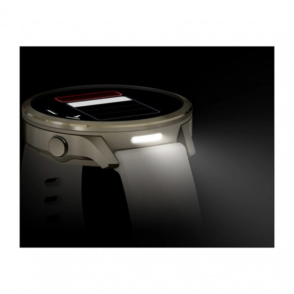 Смарт-годинник Garmin Venu 4 41mm Luna Gold with Bone Silicone (010-03013-40)