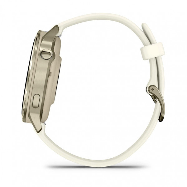 Смарт-годинник Garmin Venu 4 41mm Luna Gold with Bone Silicone (010-03013-40)
