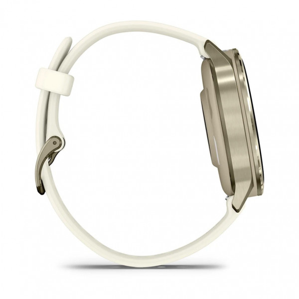Смарт-годинник Garmin Venu 4 41mm Luna Gold with Bone Silicone (010-03013-40)