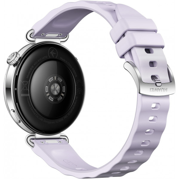 Смарт-годинник Huawei Watch GT 6 41mm Steel with Purple Fluoroelastomer Strap (55020FTM)