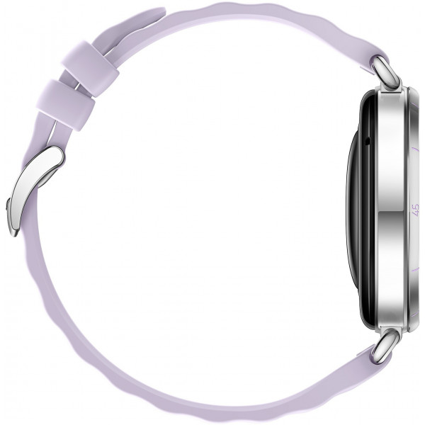Смарт-годинник Huawei Watch GT 6 41mm Steel with Purple Fluoroelastomer Strap (55020FTM)