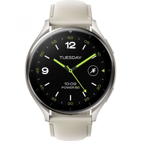 Смарт-годинник Xiaomi Watch 2 Titan Gray Case with White Leather Strap (BHR9306GL)
