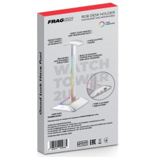 Тримач для навушників FragON Watchtower 2U RGB Silver (FGLHH22WTWTR2URGB)