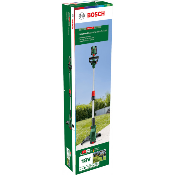 Тример Bosch UniversalGrassCut 18V-26-500 (0.600.8C1.F00)