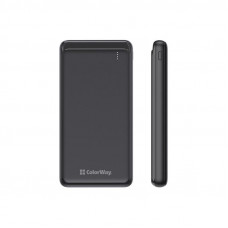 Універсальна мобільна батарея ColorWay Slim PD 10000mAh Black (CW-PB100LPG3BK-PD)
