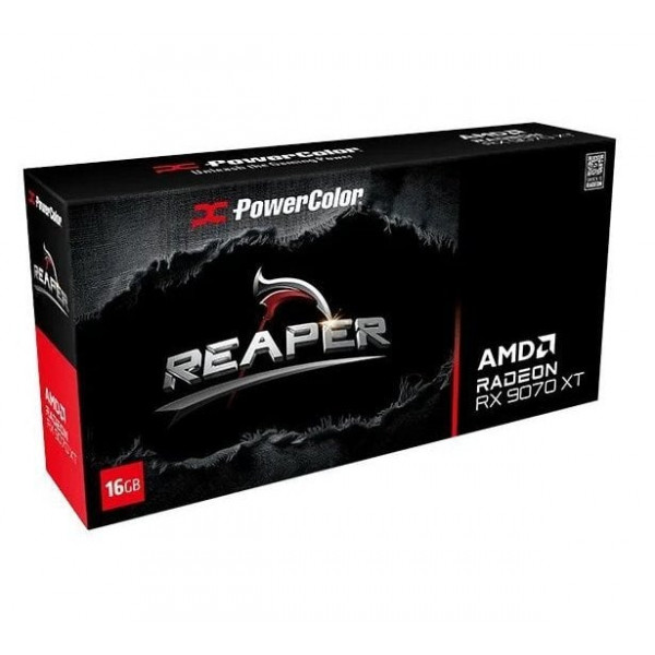 Відеокарта AMD Radeon RX 9070 16GB GDDR6 Reaper PowerColor (RX 9070 16G-A)