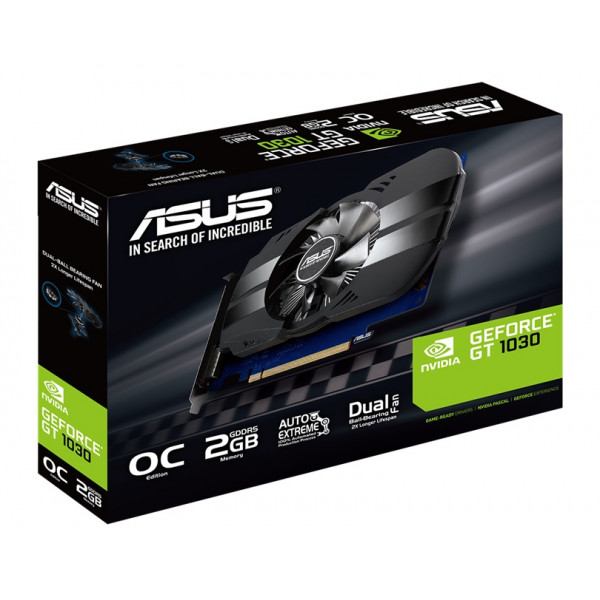 Відеокарта GF GT 1030 2GB GDDR5 Phoenix OC Asus (PH-GT1030-O2G)