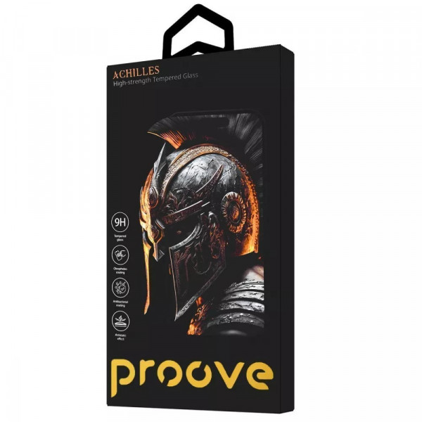 Захисне скло Proove Achilles для Apple iPhone 16 Pro Max Black (PGPAIP16PM01)