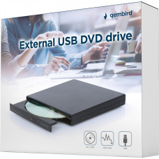 Зовнішній Gembird DVD-USB-04 DVD-привід, USB 2.0