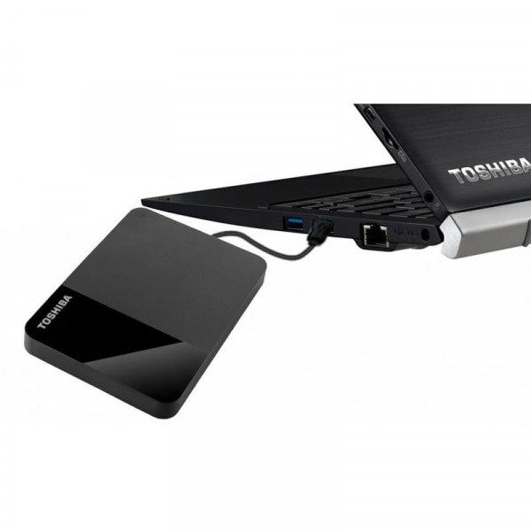 Зовнішній жорсткий диск 2.5" USB 2.0ТB Toshiba Canvio Ready Black (HDTP320EK3AA)