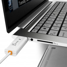 Адаптер J5create USB-A/USB-A (M/M), 1.8 м, White (JUC400-N)