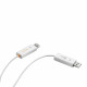 Адаптер J5create USB-A/USB-A (M/M), 1.8 м, White (JUC400-N)