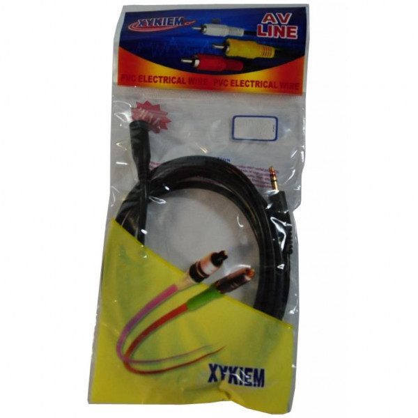 Аудио-кабель Atcom mini-jack 3.5мм to mini-jack 3.5мм 1,8м пакет