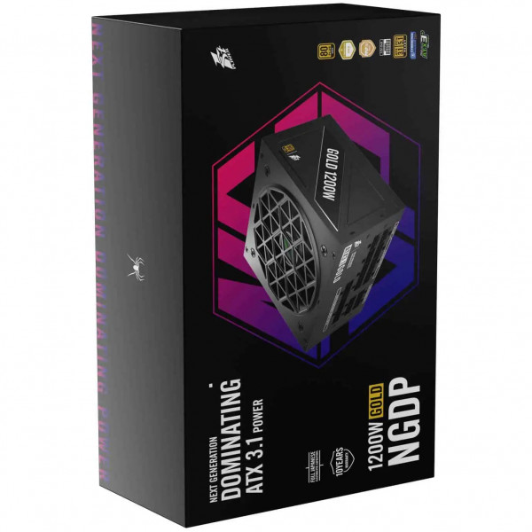 Блок живлення 1stPlayer HA-1200BA4 1200W (NGDP-GLD-1200-BK-EU)