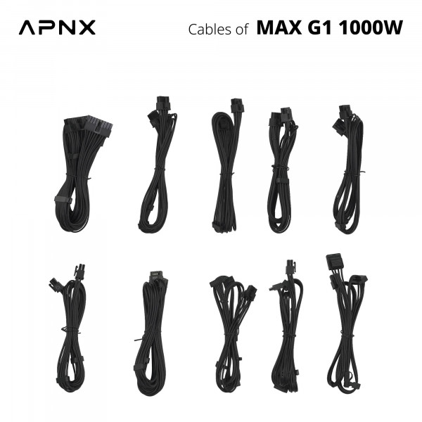 Блок живлення APNX MAX G1 1000 (APPG-MXK0FEC.X1) 1000W