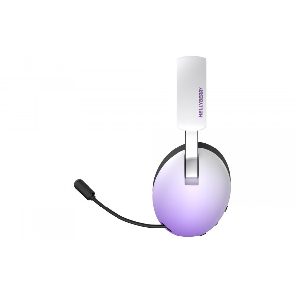 Bluetooth-гарнiтура Hator Hellyberry HH30 Pro Wireless White/Violet (HH30_PRO_wireless_WV)