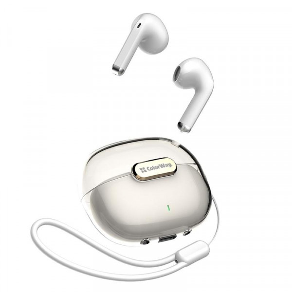 Bluetooth-гарнітура СolorWay Slim TWS-2 Earbuds White (CW-TWS2WT)