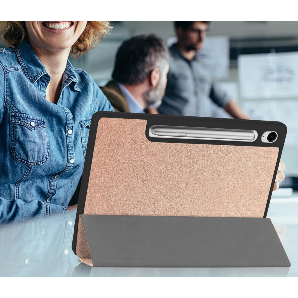 Чохол-книжка BeCover Flexible TPU Mate для Samsung Galaxy Tab S9 (SM-X710/SM-X716)/S9 FE (SM-X510/SM-X516B) Rose Gold (712532)