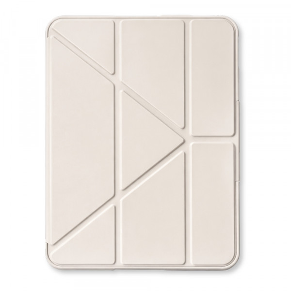 Чохол-книжка BeCover Rugged Origami Transparent з кріпленням Apple Pencil для Apple iPad 10.9" (2022/2024)/iPad (А16) 2025 11" Beige (714970)