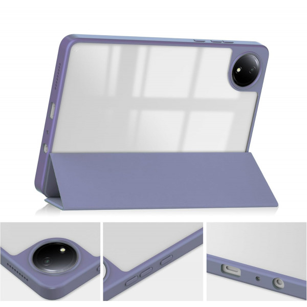 Чохол-книжка BeCover Soft Edge TPU для Xiaomi Redmi Pad SE 8.7 Purple (712571)