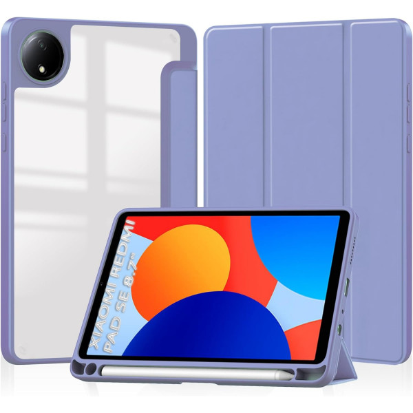 Чохол-книжка BeCover Soft Edge TPU для Xiaomi Redmi Pad SE 8.7 Purple (712571)