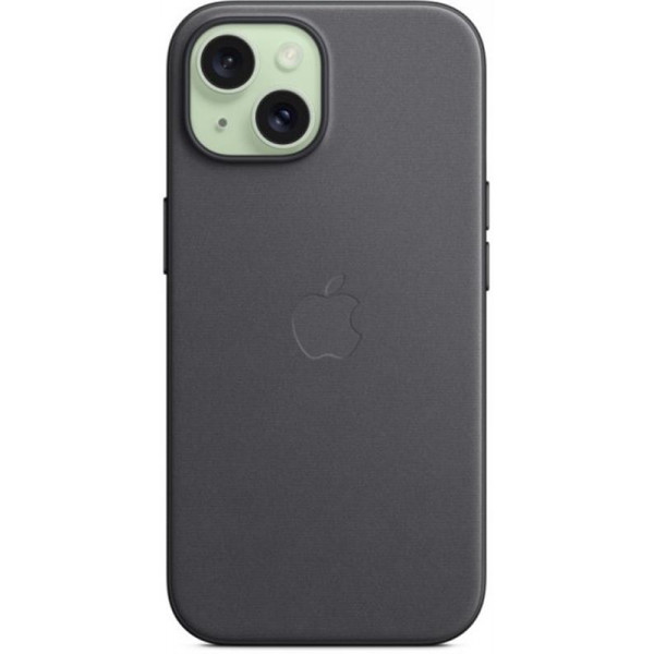 Чохол-накладка Apple FineWoven Case with MagSafe для Apple iPhone 15 Black (MT393)